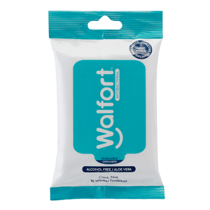 Walfort Toallita Antibacterial de Viaje Aloe Vera