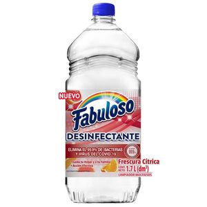 Palmolive Fabuloso Limpiador Líquido Multiusos Desinfectante Frescura Cítrica 1.7 L