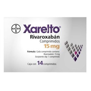 Xarelto 15mg 14 Comp Rivaroxaban 14 Pz