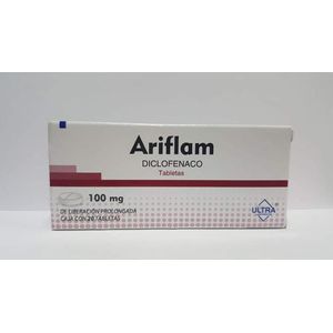 Ariflam  100mg 20 Tab Diclofenaco Gen 20 Pz