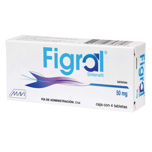 Figral  50mg 4 Tab Sildenafil Gen 4 Pz