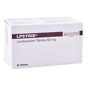 Lpsyrid  500mg 60 Tab Levetiracetam Gen 60 Pz