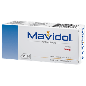 Mavidol  10mg 10 Tab Ketorolaco Gen 10 Pz