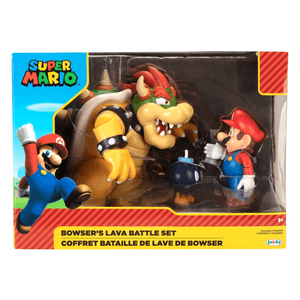 Juego de Figuras Coleccionables Bowser Vs Mario 1 Pz