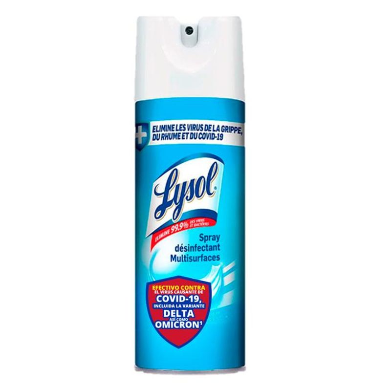 Lysol Aerosol Desinfectante Antibacterial para Superficies Spring  Waterfall, 354 gr.