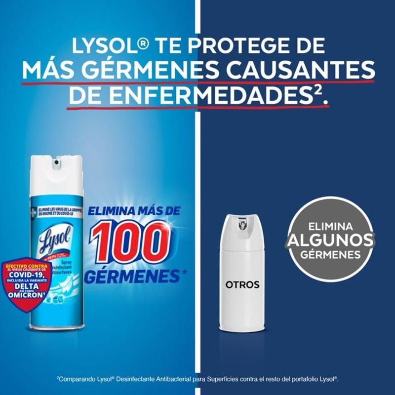 Lysol Desinfectante Spray Multiusos 650 ml - Mi Tienda del Ahorro