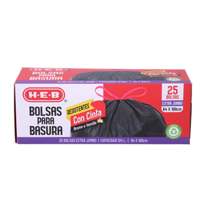 Bolsas de Basura Extra Jumbo 25 pz