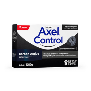 Jabon   Axel Control Carbón Activado 100 Gr