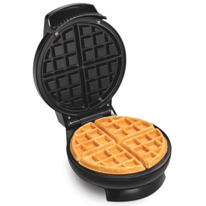 Wafflera Eléctrica Hamilton Beach 26071 Estilo Belga 650 W Plateado Y Negro 1 Pz