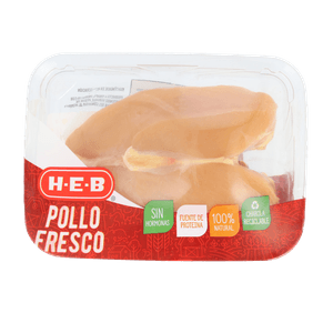 HEB Pechuga de Pollo con Hueso y sin Piel Amarilla 1 kg