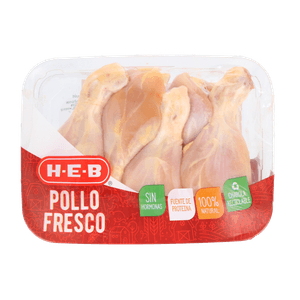 HEB Pierna Bate de Pollo Sin Piel Amarillo Fresco 1 kg