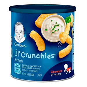 Gerber Snack Para Bebé Lil Crunchies 42 g