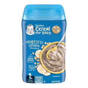 Gerber Cereal Infantil Banana Probiotic 227 g