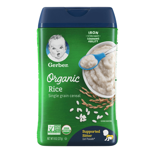 For Babies Gerber Organic Pack Of (8oz Each) Baby's 1st Food