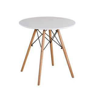 Mesa Eames Redonda Blanca 80cm Diametro 1 Pz