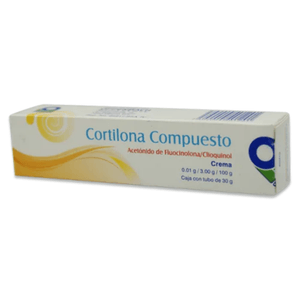 Aldrosa Cortilona Compuesta Fluocinolona Clioquinol 30 g