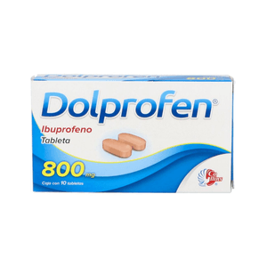 Dolprofen 800mg 10 Tab Ibuprofeno Gen 10 Pz