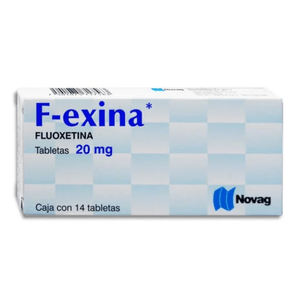 F-Exina Fluoxetina 20 mg 14 Tabletas