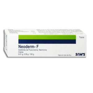 Neoderm F .01% 40g Fluocinolona Neomicina Gen 1 Pz