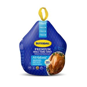 Butterball Pavo Natural Congelado de 9.1 a 10.9 kg