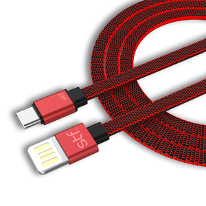 Cable Usb- Type C Carga Ultra Rápida 1m- Rojo 1 Pz