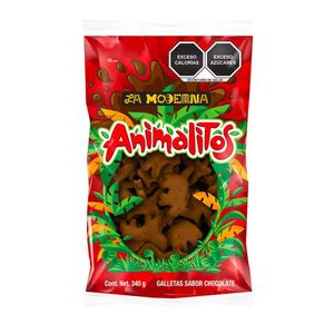 Galletas Animalitos Sabor Chocolate 340 Gr