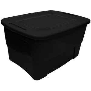 Caja Organizadora Plastic Trends Atlanta Negro 37.8 L/10 gl 1 Pz