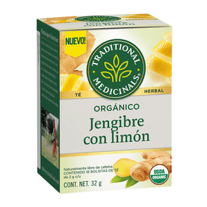 Té de Jengibre con Limón Orgánico 24 Gr