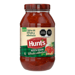 Hunts Salsa Para Pasta Tomate Y Albahaca 380 g