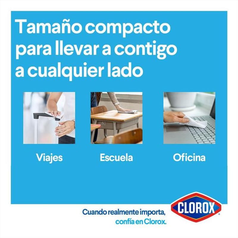 Clorox® Expert Toallitas Desinfectantes