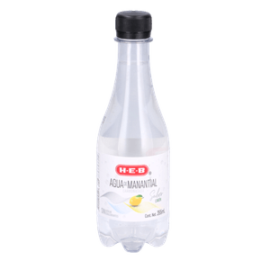 Agua Manantial Carbonatada Sabor Limón 355 Ml