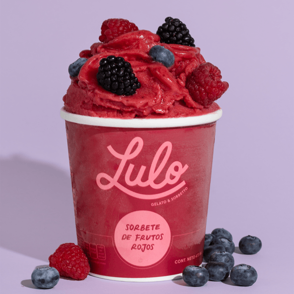 Lulo Gelato Helado Sorbete de Frutos Rojos 473 Ml HEB México