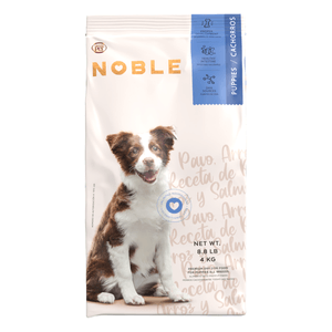 Noble Alimento Seco para Perros Pavo Arroz y Salmón Cachorro 4 kg Alimento para Gato Premium Adulto 1.5 kg