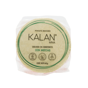 Kalan Obleas de Amaranto Matcha 60 g