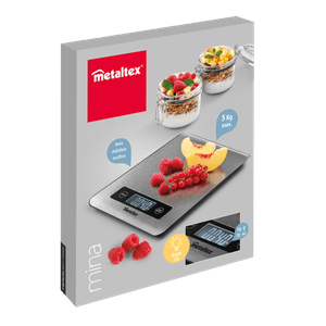 Báscula De Cocina Digital Metaltex Mina 5 Kg 1 Pz