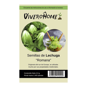 Semillas de Lechuga Romana 1 Pz