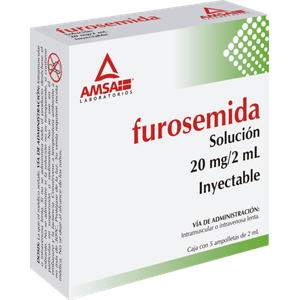 Furosemida 20mg/2ml 5amp Gen 5 Pz