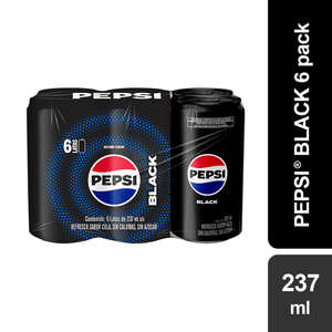 Refresco Black 6 Pack 237ml 1 Pz