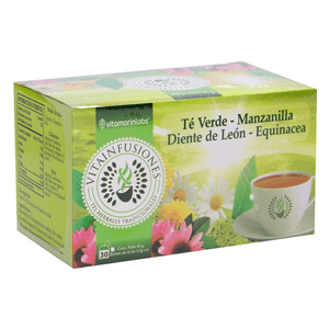 Te Verde Manzanilla, Diente de Leon, Equinacea 30 1 pz Te Verde Manzanilla, Diente de Leon, Equinacea 30  1 Pz