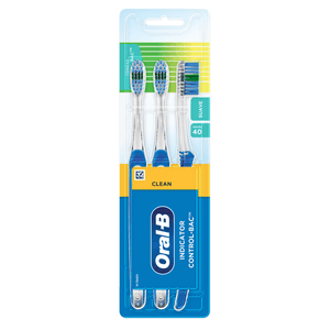 Oral-B Clean Indicator Control-Bac Cepillo Dental con 3 pz