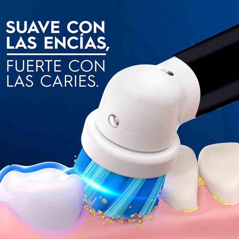 Cabezales de cepillo de repuesto aptos para cepillos de dientes eléctricos  Oral B, 4 unidades, para recarga de limpieza de precisión, cabeza redonda