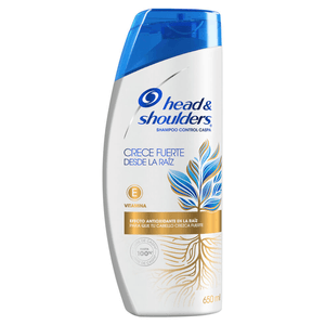 Head & Shoulders Crece Fuerte desde la Raíz Shampoo Control Caspa 650 ml