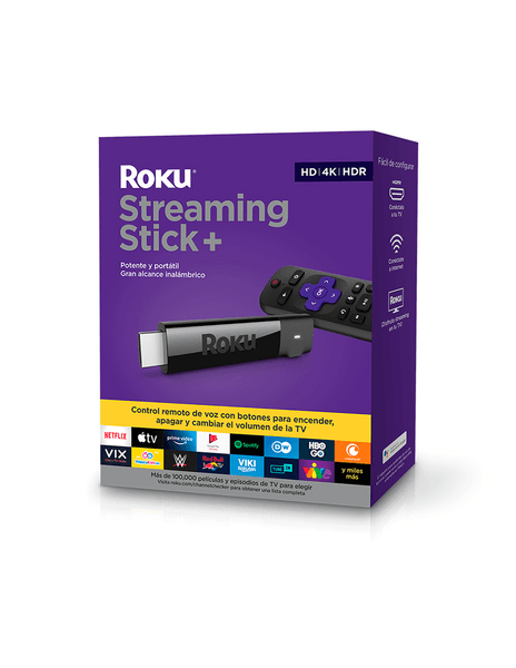 Roku 3800RW Streaming Stick HD GEN6 - Telecomando Vocale, Processore Quad-Core, Portatile