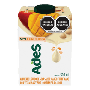 Alimento Líquido de Soya Sabor Mango 500 Ml