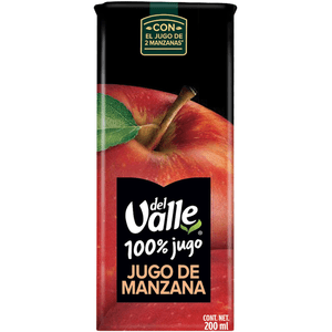 Jugo de Concentrado 100% Jugo de Manzana 200 Ml