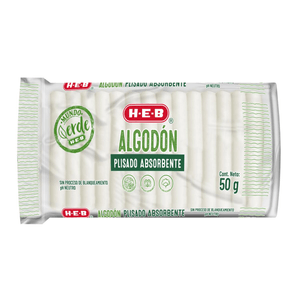 HEB Mundo Verde Algodon Plisado Bio 50 g