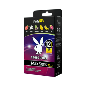 Condones Max Sens Party Mix 12 Pz