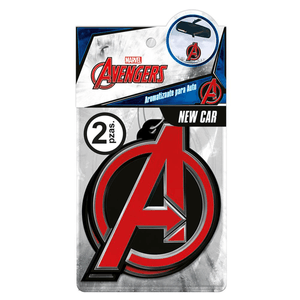 Disney Avengers Aromatizante para Auto New Car Papel 2 pz