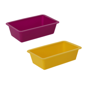 Set de 2 Moldes de Silicone, Apto Para Horno, - 1 Pz