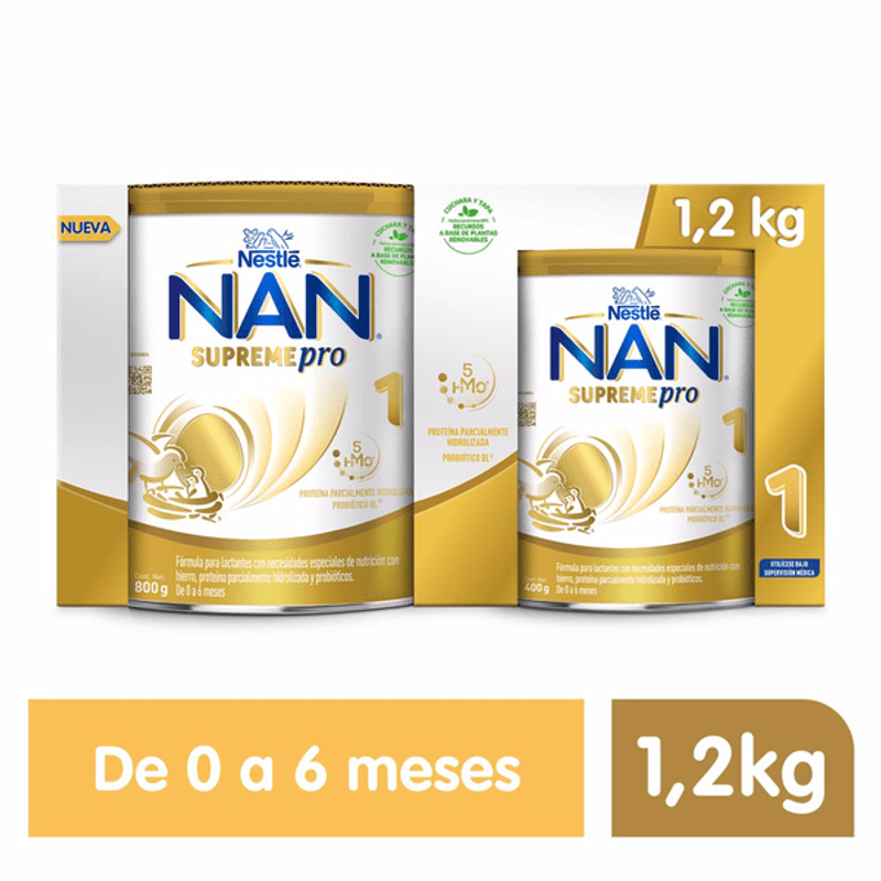 Nan Formula Infantil Supreme Pro 1 400 Pz - Mi Tienda del Ahorro